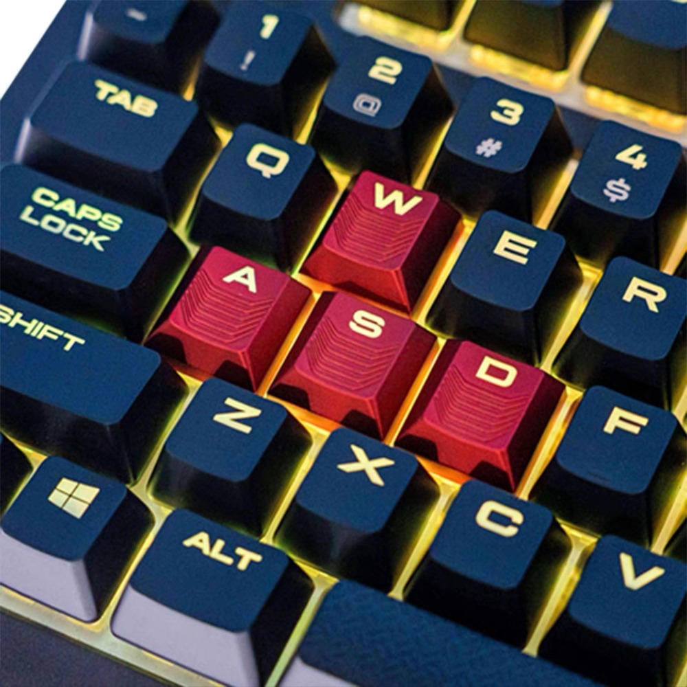 Gaming Accessories Aesthetic - Teclas translúcidas para las teclas WASD