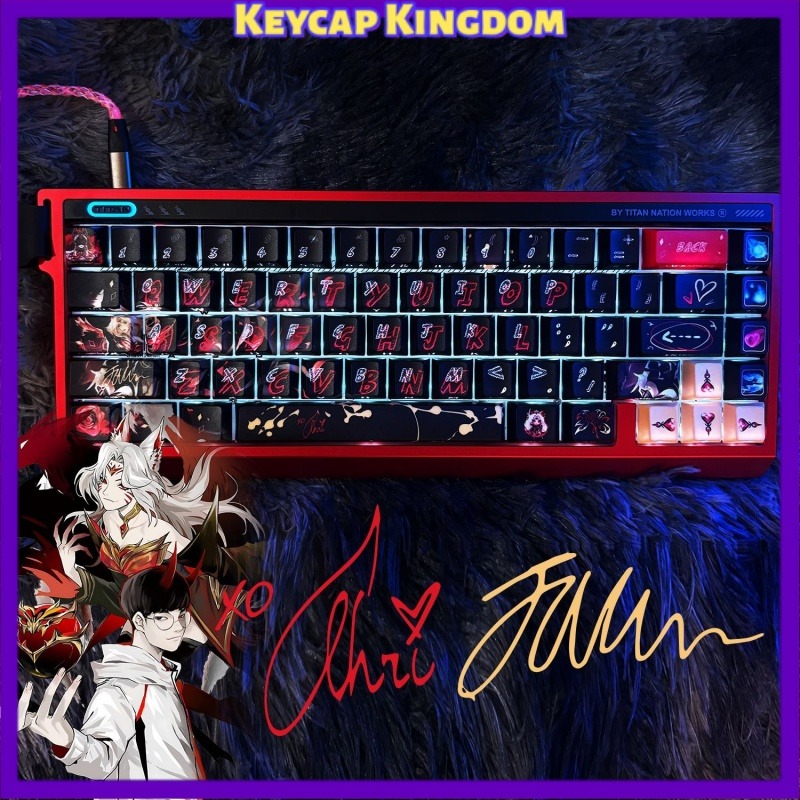Gaming Accessories Aesthetic - Faker Hall of Fame - Teclas