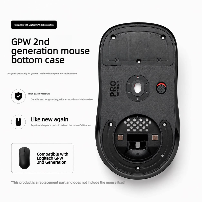 Carcasa inferior de repuesto p - Logitech Mouse G Pro X Superlight reseña y precio